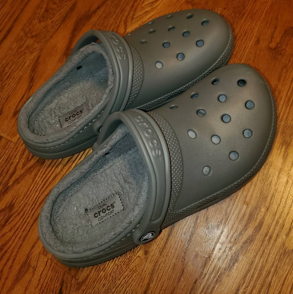 Fur-Lined Crocs